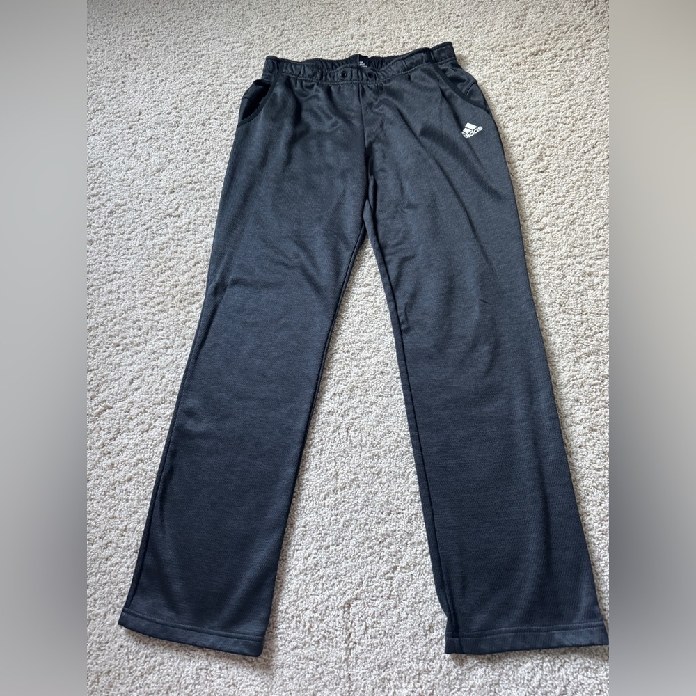 women's black adidas climarm pants medium